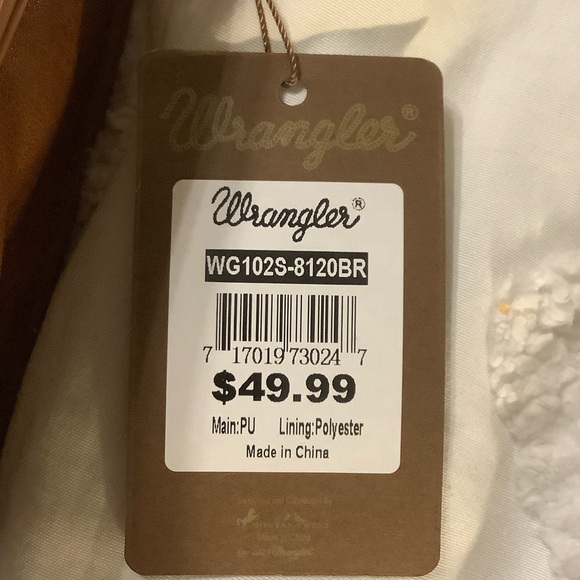 Wrangler Tan and White Mini Bag - Picture 8 of 10